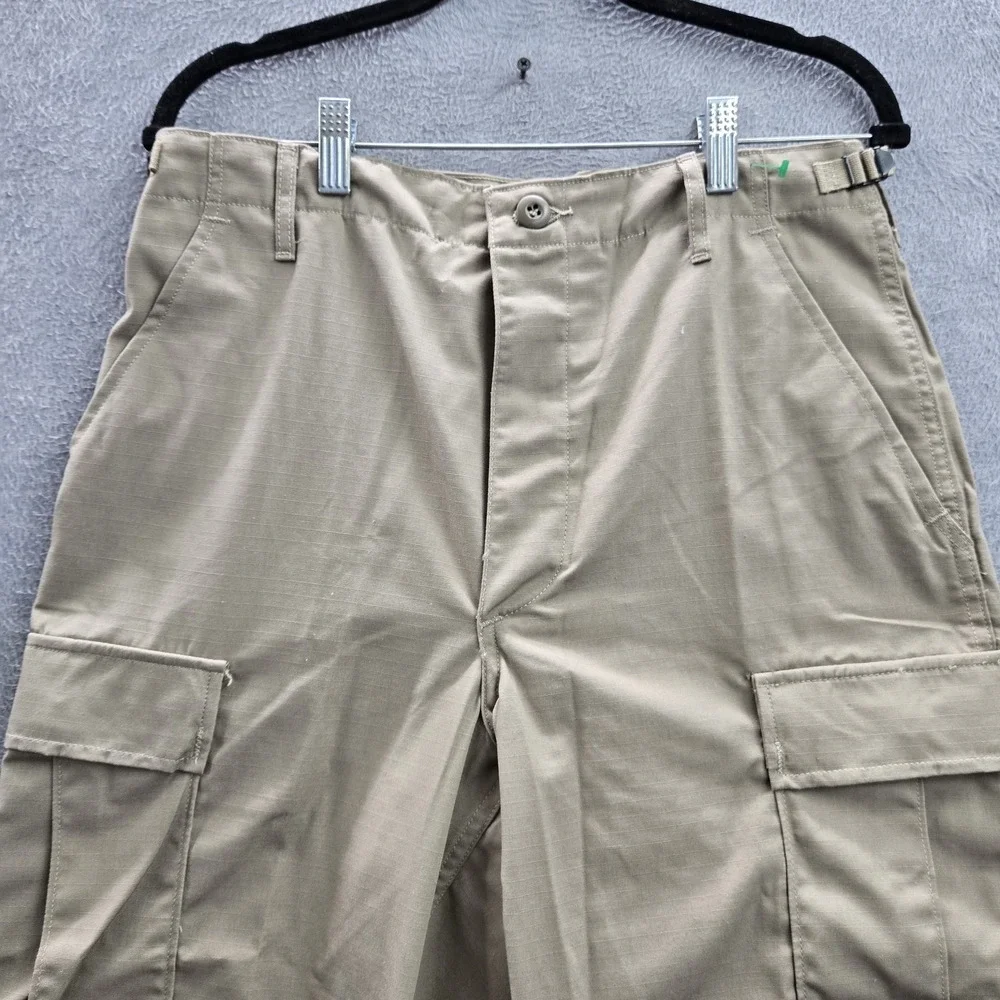 Propper Men Pants S/L Brown Cargo Ripstop BDU Trouser Button Fly 33